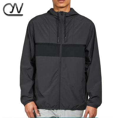 China Waterproof 2023 Solid Color Windbreaker Jacket Jaquetas Masculinas Lightweight Nylon Anorak Jacket Men With Logo for sale