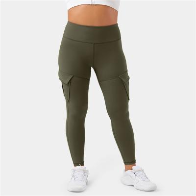 China Breathable Casual Women Gaiters Yoga Pants With Pockets Stretch Tapered Trousers Joggers Women for sale