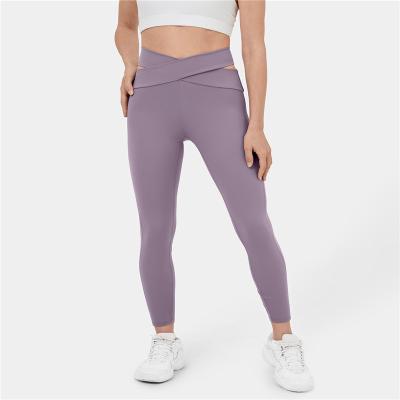 China Breathable 4 Ways Stretch High Waisted Gym Workout Yoga Running Leggings With Pockets For Women for sale