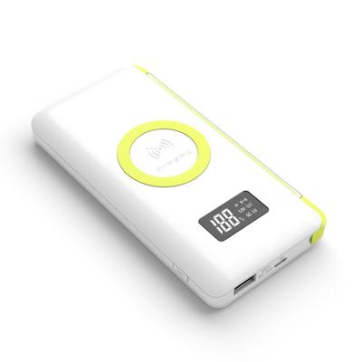 China Quick Charge Support Qualcomm Portable Quick Charge 10000mah QC 3.0 Wireless Power Bank for sale