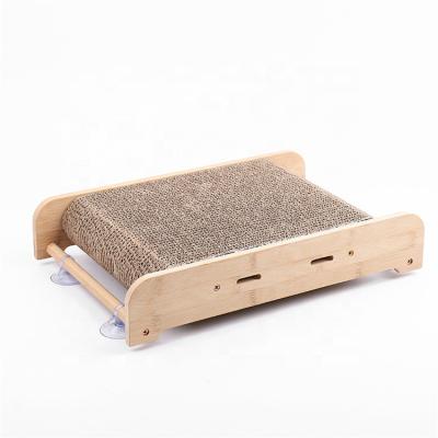 China Viable Wholesale Natural Safety Cat Scratch Cardboard Eco Friendly Paper Material Corrugated Toy for sale