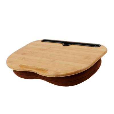 China Eco-Friendly Bamboo Laptop Bed Desk Knee Tray (Size) High Quality Cheap Price Adjustable for sale