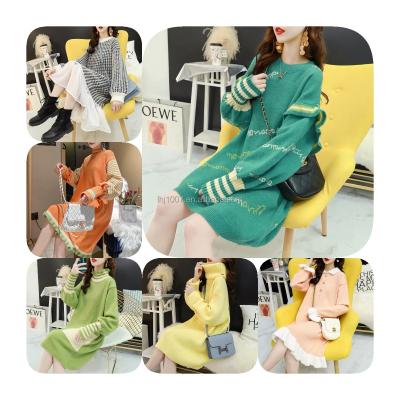 China Anti-wrinkle Casual Women's Fashion Loose Sweater Long Dress A Variety Of Designs A Variety Of Colors Factory Stain for sale