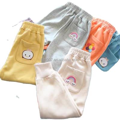 China Cute Baby Winter Children Anti-wrinkle Factory Stain Cartoon Warm Casual Pants for sale