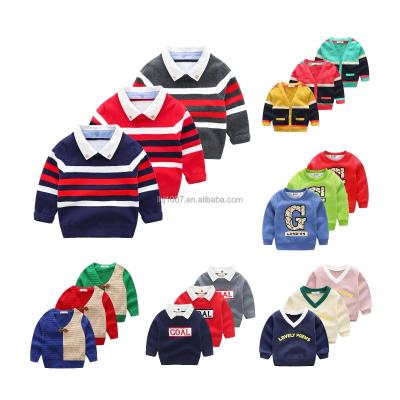 China Anti-pilling Hot Sale Autumn Winter Kids Sweater Boys and Girl Knitwear Sweater Neck Kids Sweaters for sale