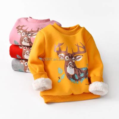 China Anti Shrink Winter Warm Design For Kids Boys And Girls Warm And Thick Long Sleeve Hoodies for sale