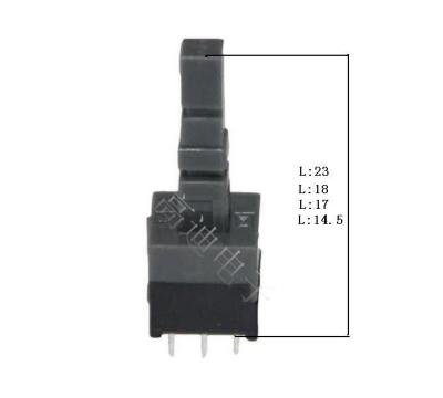 China Self-locking Main Switch 8.5*8.5*23MM, 8.5 Main Self-locking Size 23MM, Self-locking Button Switch Puhs Length 18MM PS-85-9S for sale