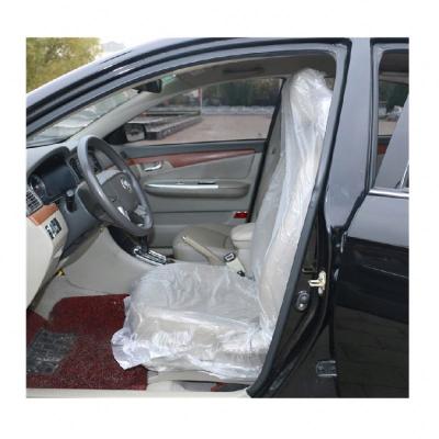 China Basic without design concession price good quality HDPE durable and waterproof disposable car seat cover for sale