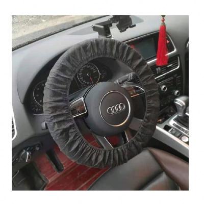 China Basic without the excellent car design price white and black disposable nonwoven steering wheel cover for sale