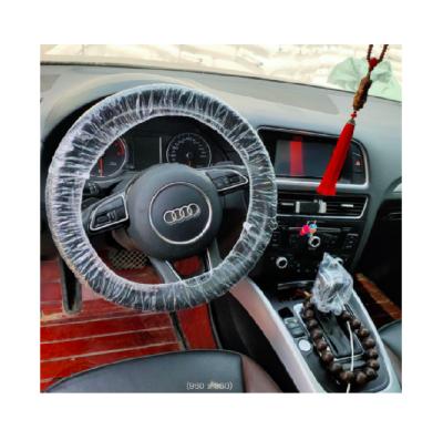 China Basic without the car design factory price Chinese white and black disposable nonwoven steering wheel cover for sale