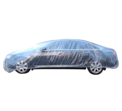 China New Car Standard Outdoor Old Plastic Cover Waterproof Dust Rain Snow Resistant for sale