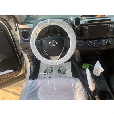 China Basic Without Design Wrapping Paper Floor Mat Custom Paper Car Floor Mat Wholesale High Quality Disposable Mats for sale