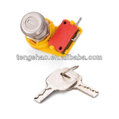 China Zinc Alloy Die Cast Housing & Cylinder SC Switch Lock Machine Game Lock for sale