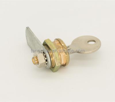 China Zinc Alloy Housing And Cylinder 11mm Small Gold Color Cash Box Lock for sale