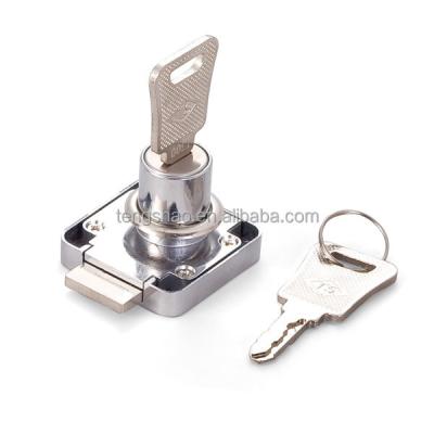 China Furniture Drawer D19*L22 High Security Porcelain Furniture Drawer Lock for sale