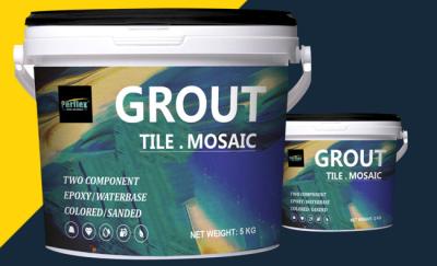 China Smooth Paste Epoxy Tile Grout Mortar In Kitchen Bathroom Epoxy EPOXPRO P-10 Tub Te koop