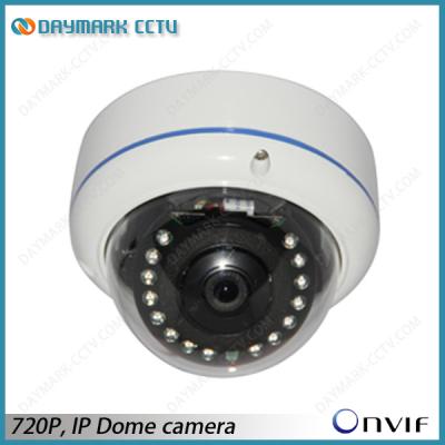 China 720p Dome IP Infrared Camera Low Lux P2P for sale