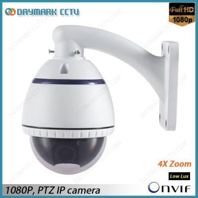 China 1080p Waterproof PTZ Network Camera 4X Optical Zoom for sale