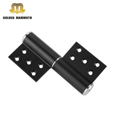 China 5 Inch Modern Hydraulic Soft Space Aluminum And Stainless Steel Closer Q-Type Hinge For Glass Door for sale