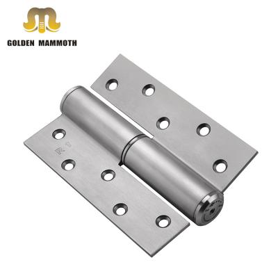 China Stainless Steel Modern Automatic Hydraulic Door Closer Anti-Pinch Closing Door Hinges With Buffer Functions for sale