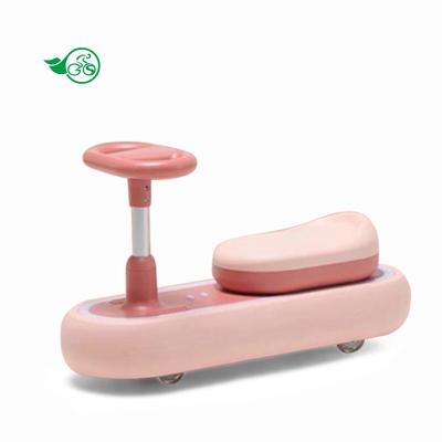 China Ride On Toy Factory Wholesale PU Wheel Children Swing Car Twist Car Bustle With Lightning for sale