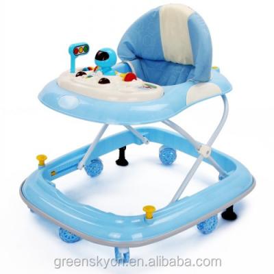 China Greensky eco-friendly baby walker with handle bar/baby walker caster for sale/inflatable walker for baby for sale