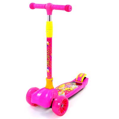 China 2017 Cheap PVC Fun Toys 4 Wheel Kids Kick Mini Scooter 4 Wheel Kids Cheap Scooter DES Ignition Frog Scooter Newest for sale