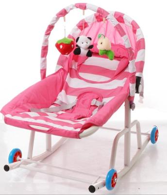 China Safety Cozy Baby Rocker Chair EN Certificated Comfy Swing Chair Bouncy Baby Bouncer Rocking Chairs Manufacturer for sale