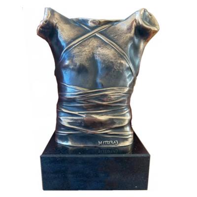 China Western Indoor Decorative Abstract Metal Bust Body Bronze Statue Sculpture By Igor Mitoraj for sale