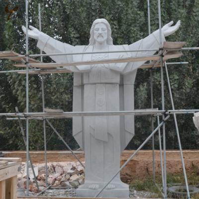 China Western Classical Garden Sculpture Life Size Marble Jesus Statues For Sale for sale