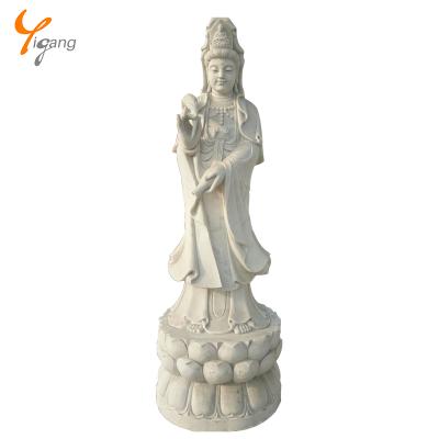 China Western Marble Buddha Guanyin Statue for sale