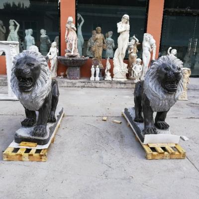 China Custom color modern size foo dog stone statues for sale for sale