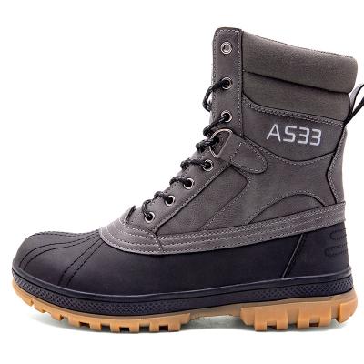 China Leather Wholesale 2021 New Spring Knight Boots Men's High British Retro Knight Boots Te koop