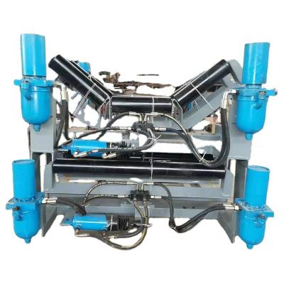 China Building Material Shops Hydraulic self-aligning Carrying idler frame Suitable For Conveyor Belt for sale