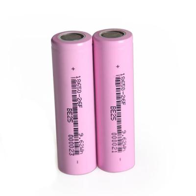 China 18650 3.7V 2600mah rechargeable Li-ion battery Cylindrical toys lithium cells lithium ion battery for sale