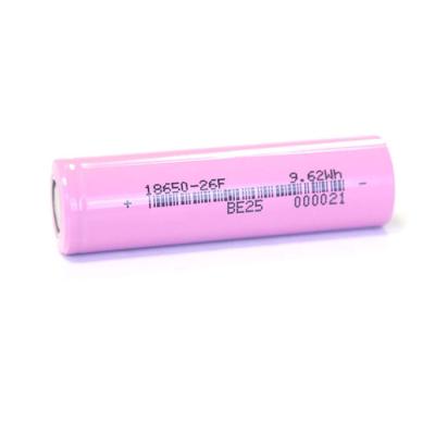 China Toys High Capacity Lithium Ion 18650 3.7V 2600mAh Li-ion Battery Rechargeable Wholesale for sale