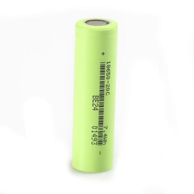 China Toys lithium 18650 battery 3.7v 2000mah Li ion rechargeable battery cell cheap price for sale