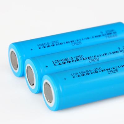 China toys factory wholesalne 18650 ifr 2000mah high rate lithium ion battery cell for sale