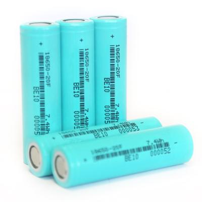 China Toys Fast Delivery 18650 Cylindrical Rechargeable Li-ion 2000mAh Battery Lithium Ion Cells 3.2V 2000mAh 18650 Batteries for sale