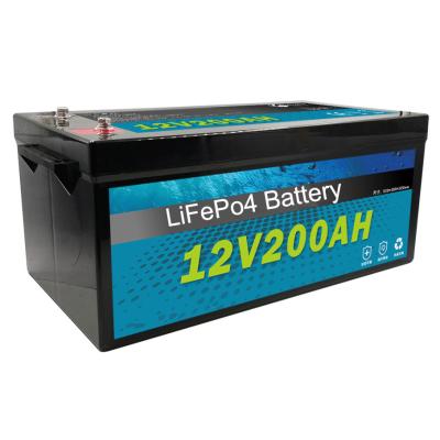 China BOATS Customized 200Ah lithium ion batteries12.8V 200ah LiFePo4 battery for solar intelligent storage system RV bus station for sale