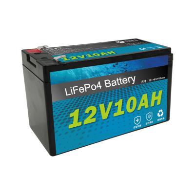 China Home appliances spot 12v10ah lithium battery combination battery 26650 lithium iron phosphate LiFePO4 instead of lead acid battery for sale