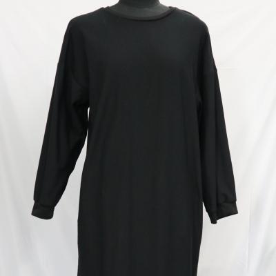 China Breathable OEM/ODM can be OEM Japanese female autumn and winter mid-length long-sleeved sweatdress end single ins loose round neck for sale