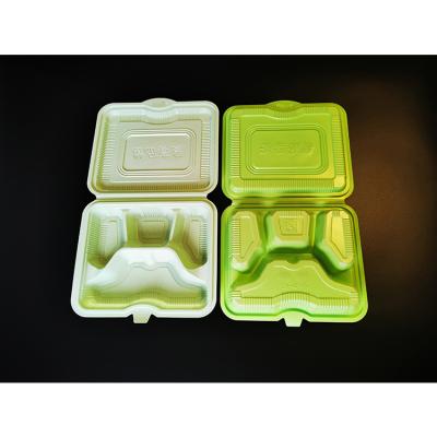 China Disposable Food Packaging Low Price Take Away Bento Packing Box Lunch Box With Flat Lids for sale