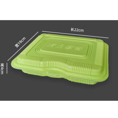 China New 4 Compartment Wholesale Disposable Food Packaging Lunch Box PP Plastic Bento Box for sale