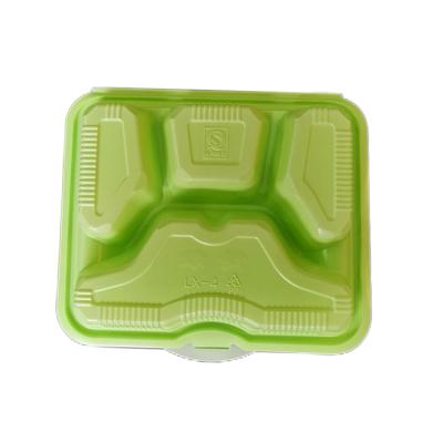 China Food packaging made in china food container disposable plastic food grade pp fast food set microwaveable meal box for sale