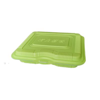 China Hot Selling Disposable Food Packing Fast Food Cover Packing Box Take Out Bento Box for sale