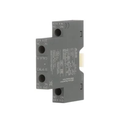 China Brand New Electronic Equipment Original AB-B CAL4-11 Auxiliary Contact Block Side Mount 1NO-1NC AF09-AF38 50/60Hz Good Price for sale