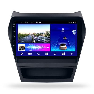 China 10 inch touch screen car dvd player android gps maker for hyundai santa ix45 2012 multimedia player navigation gps car audio for sale