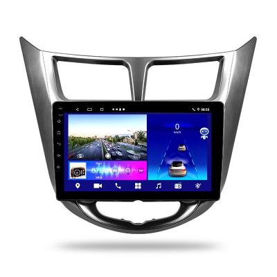 China Android 10.0 GPS Multimedia System 9 Inch Touch Screen For Hyundai ACCENT Car DVD Player Radio GPS Naxigation Car Audio 2011-2016 for sale