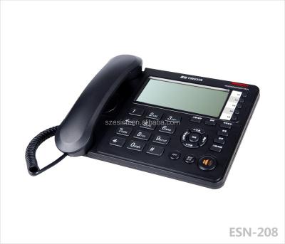 China ABS ESN-208 Attached Caller ID Phone Home Phone Office Desk Phone for sale